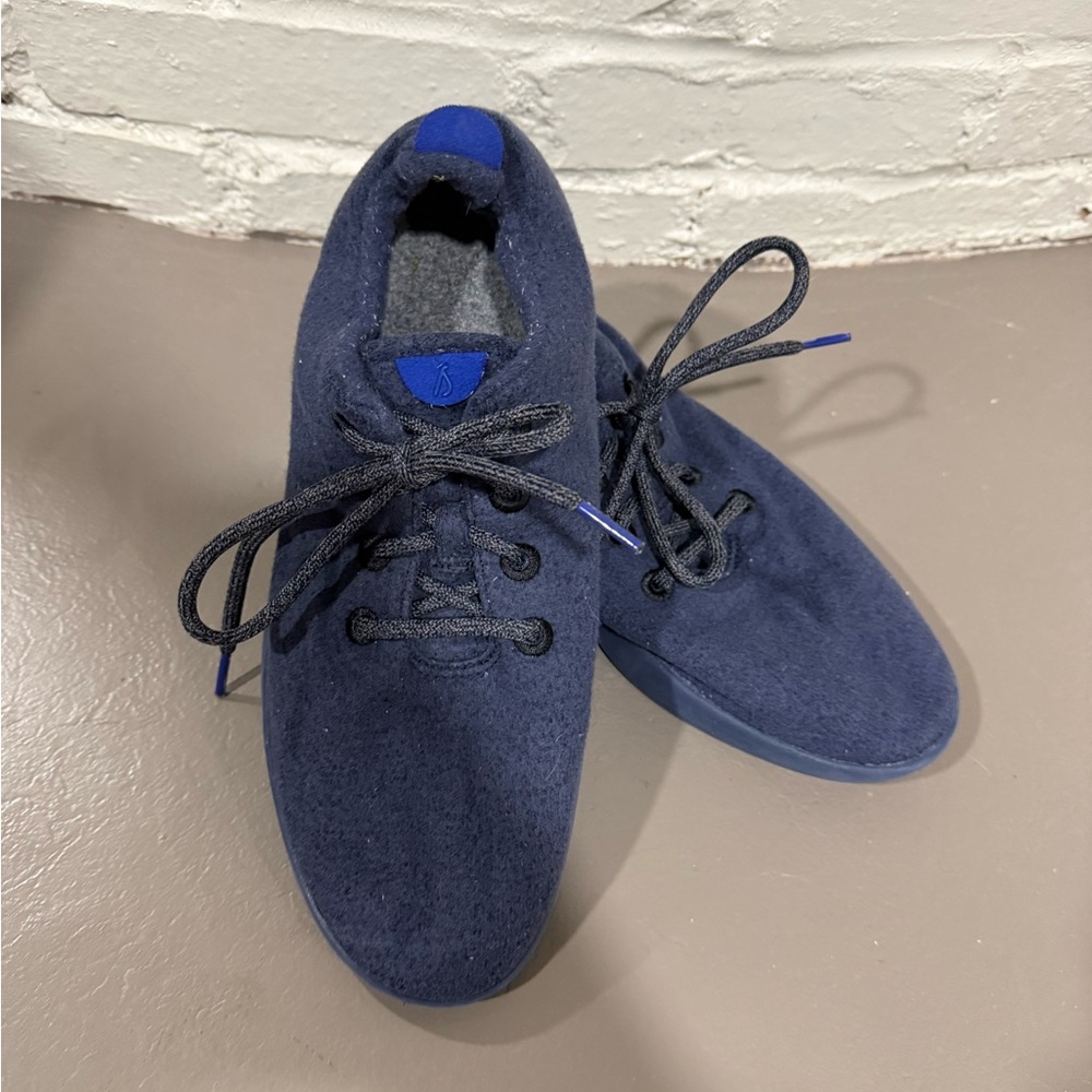 All Birds Outdoor Voices Navy Wool Sneakers